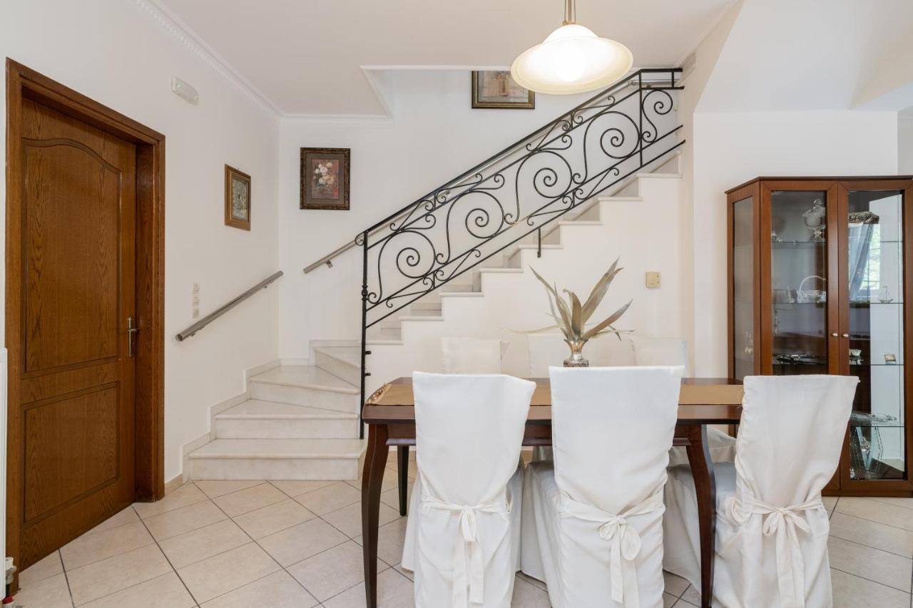 Luxury Villa Vanato & Pool Koukounaria Exterior foto